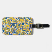 リバーデールフットボールと応援パターン ラゲッジタグ (正面横)