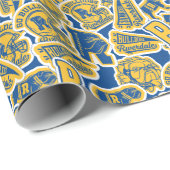 リバーデールフットボールと応援パターン ラッピングペーパー (ロールコーナー)