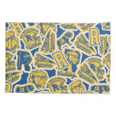 リバーデールフットボールと応援パターン 枕カバー (裏面)