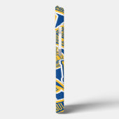 リバーデールフットボールと応援パターン Case-Mate iPhoneケース (裏面 / 左)