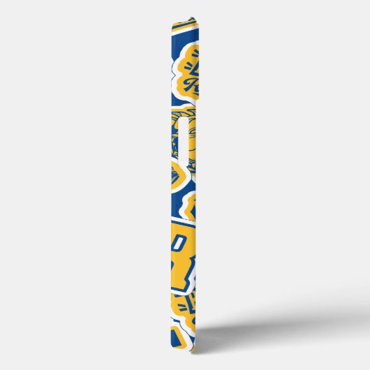 リバーデールフットボールと応援パターン Case-Mate iPhoneケース (裏面 / 右)