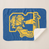 リバーデールブルドッグスレターマン シェルパブランケット (正面(横))