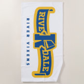 リバーデールリバーヴィクセンスバナー ビーチタオル (正面)