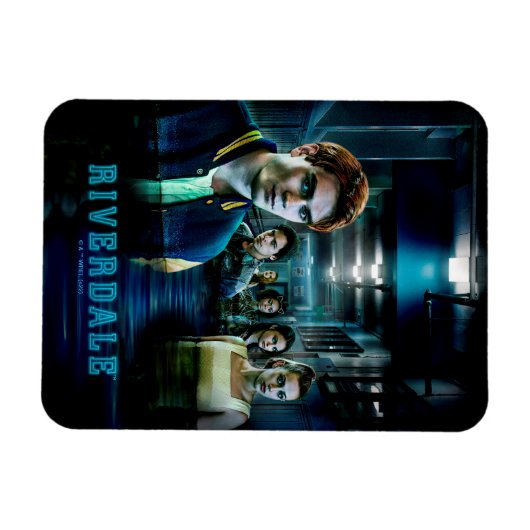 リバーデール水没の廊下のポスター マグネット (横)