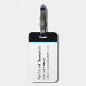 リバーデール浸水廊下ポスター ラゲッジタグ (裏面縦)