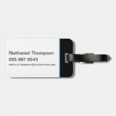 リバーデール浸水廊下ポスター ラゲッジタグ (裏面横)