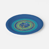 リバーデール高校のアザラシ ペーパープレート (アングル)