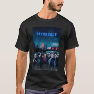 リバーデール・アウトサイド・ポップス・ダイナー・ポスター Tシャツ