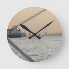 リバーナイルサンセットラウンドクロック ラウンド壁時計
