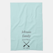 リバーハカスタムウス家名年制定 キッチンタオル (縦)