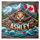 リバーバンクが持ち株を持つカナディアン・ビーバー タイル (正面)