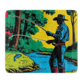 リバーバンクの漁師 カッティングボード (正面)