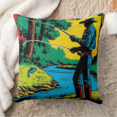 リバーバンクの漁師 クッション (ブランケット)