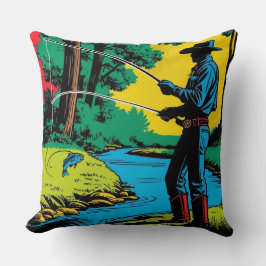 リバーバンクの漁師 クッション