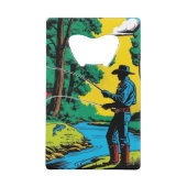 リバーバンクの漁師 クレジットカード栓抜き (裏面)