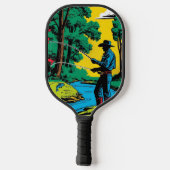 リバーバンクの漁師 ピックルボールラケット (裏面)