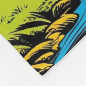 リバーバンクの漁師 フリースブランケット (角)