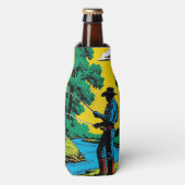 リバーバンクの漁師 ボトルクーラー (ボトル正面)