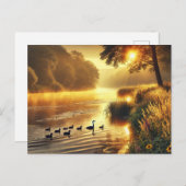 リバーバンク野生生物アットサンライズ ポストカード (正面/裏面)