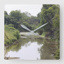 リバービュー時計 スクエア壁時計