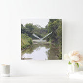 リバービュー時計 スクエア壁時計 (ホーム)