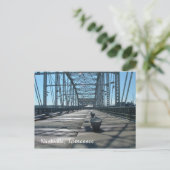 リバーフロントの歩行者専用橋 ポストカード (スタンド正面)