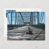 リバーフロントの歩行者専用橋 ポストカード (正面/裏面)