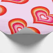 リバーブハートピンクラップ紙 ラッピングペーパー (角)