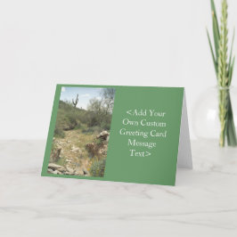 リバーベッドの追悼グリーティングカードまたはノートカード カード