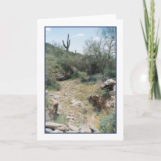 リバーベッド追悼グリーティングカード カード (正面)