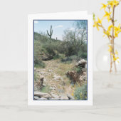 リバーベッド追悼グリーティングカード カード (黄色い花)