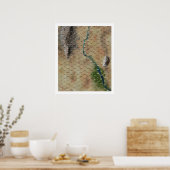 「リバーベンド」16進マッププリント ポスター (キッチン)