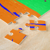 リバーホッピング – モトクロスライダー ジグソーパズル (側面)