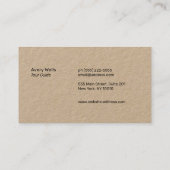 リバーホライズンアウトドア自然ロゴ 名刺 (裏面)