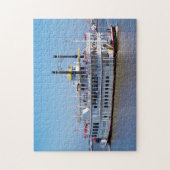 リバーボートニューオーリンズルイジアナ。 ジグソーパズル (縦)