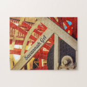 リバーボートパドルホイールサバンナジョージア写真 ジグソーパズル (横)