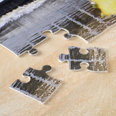 リバーボートミネソタ。クリスマスグリーティング ジグソーパズル (側面)