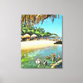 リバーミーツ海0330アート キャンバスプリント (正面)