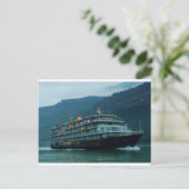 リバーヤンツェ – 中国ヴィンテージボートクルーズ ポストカード (スタンド正面)