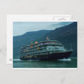 リバーヤンツェ – 中国ヴィンテージボートクルーズ ポストカード (正面/裏面)