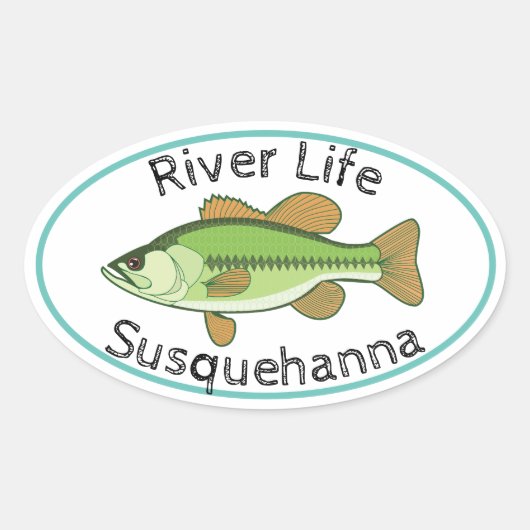 リバーライフラルゲムスベース – Susquehanna 楕円形シール (正面)