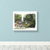 リバーライム，トリニダード キャンバスプリント (インサイチュ (ウッドフロア))