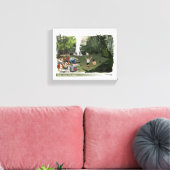 リバーライム，トリニダード キャンバスプリント (インサイチュ (リビング))