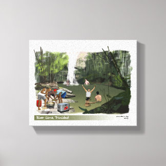 リバーライム，トリニダード キャンバスプリント