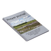 リバーランドスケープシーン祈りの言葉ジャーナル ノートブック (右側)