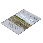 リバーランドスケープシーン祈りの言葉ジャーナル ノートブック (左側)