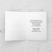 リバーランドスケープパーソナライズされた孫誕生日 カード (内部)