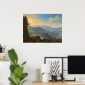 リバーランドスケープ – Herman Saftlevenファインアートポスター ポスター (ホームオフィス)