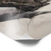 リバーレッドツリーイン絵を描クス フォトプリント            (角)