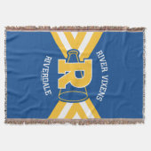 リバーヴィクセンス応援ユニフォーム スローブランケット (正面)